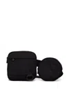 Ea7 Logo-print Belt Bag In Black