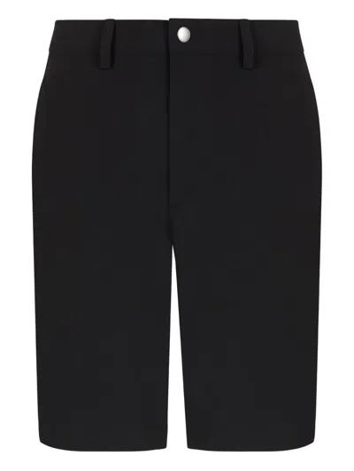 EA7 LOGO-PRINT BERMUDA SHORTS
