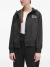 Ea7 Logo-print Bomber Jacket In Black