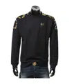 Ea7 Logo-print Detail Sweatshirt In Black