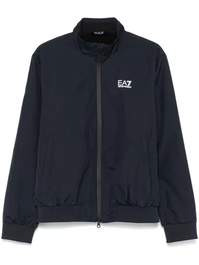 EA7 LOGO-PRINT JACKET