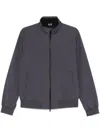 Ea7 Logo-print Jacket In Grey