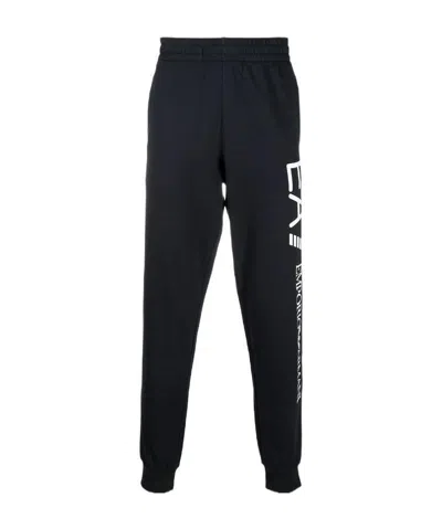 Ea7 Logo-print Joggers In Black