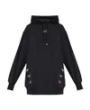 Ea7 Logo-print Long-sleeve Hoodie In Black