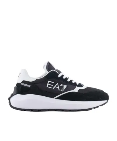 Ea7 Logo-print Low-top Sneakers In Multi