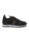 Ea7 Logo-print Low-top Sneakers In Animal Print