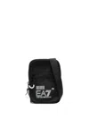 Ea7 Logo-print Messenger Bag In Black