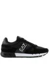 Ea7 Official Store Black & White Legacy Sneakers In Black
