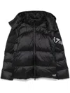 Ea7 Logo-print Puffer Jacket In Black
