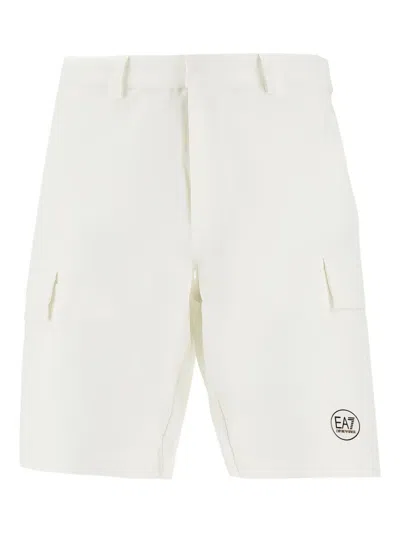 Ea7 Emporio Armani Shorts In White
