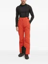 Ea7 Logo-print Skiwear Trousers In Orange