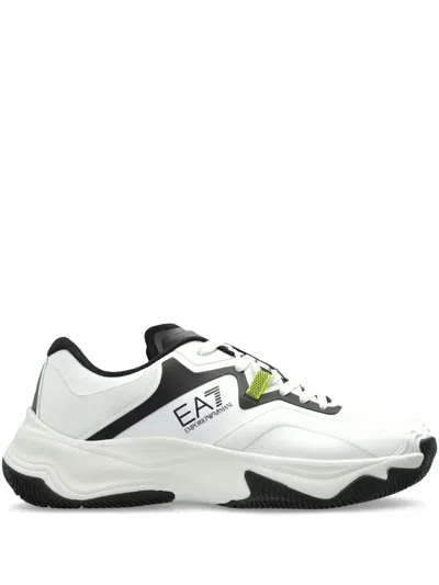 Ea7 Logo-print Sneakers In Multi