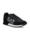 Ea7 Logo-print Sneakers In Black