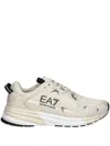 Ea7 Logo-print Sneakers In Neutrals