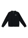 Ea7 Logo-print Sweatshirt In Black