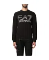Ea7 Logo-print Sweatshirt In Black