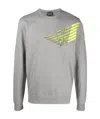 Ea7 Logo-print Sweatshirt In Gray