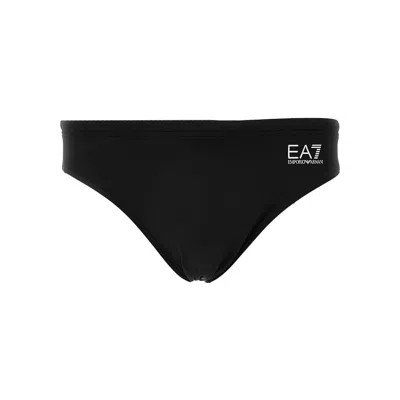 Ea7 Logo Print Swim Brief