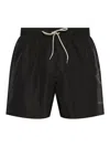 Ea7 Logo-print Swim Shorts In Black