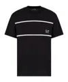 Ea7 Logo-print T-shirt In Black