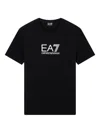 Ea7 Logo-print T-shirt In Black