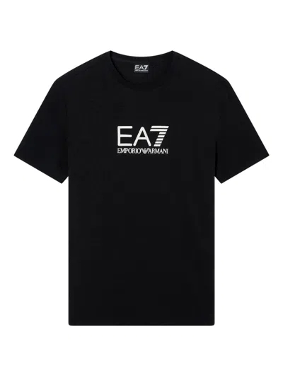 EA7 LOGO-PRINT T-SHIRT