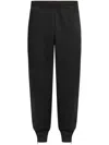 Ea7 Logo-print Track Pants In Black