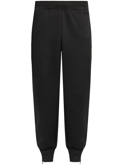 Ea7 Logo-print Track Pants In Black