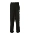 Ea7 Logo-print Track Pants In Black