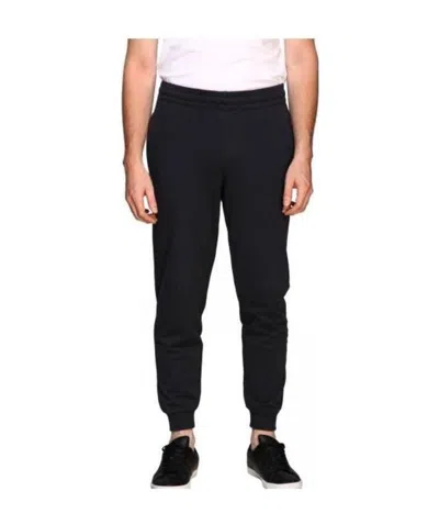 Ea7 Logo-print Track Pants In Black