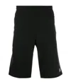 Ea7 Logo Print Track Shorts In Black