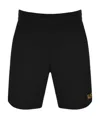 Ea7 Logo-print Track Shorts In Black