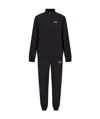 Ea7 Logo-print Track Jacket In Black