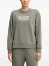 Ea7 Logo-print Tracksuit In Green