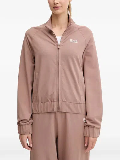 Ea7 Logo-print Tracksuit In Pink