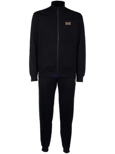 Ea7 Tute In Black Gold Logo