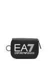 Ea7 Logo Print Wallet In Schwarz