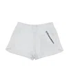 Ea7 Logo Printed Shorts In White