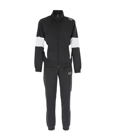 Ea7 Logo Printed Sportswear Two-piece Suit