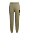 Ea7 Logo Printed Sweatpants In Green