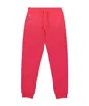 Ea7 Logo Printed Sweatpants In Red
