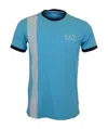 Ea7 Logo Printed T-shirt In Blue