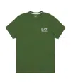 Ea7 Logo Printed T-shirt In Green