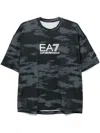Ea7 Emporio Armani Logo Printed T-shirt In Multi