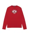 Ea7 Logo Printed T-shirt In Red