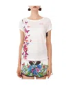 Ea7 Logo Printed T-shirt In White