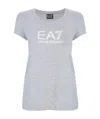 Ea7 Logo Printed T-shirt In White