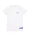 Ea7 Logo Printed T-shirt In White