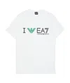 Ea7 Logo Printed T-shirt In White