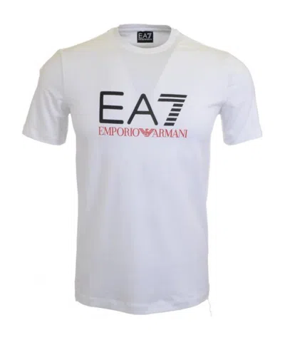 Ea7 Logo Printed T-shirt In White
